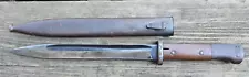 Early WW2 German K98 Mauser Bayonet & Scabbard S/244 2591 n