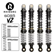 RhinoRC S095 V2 Full Metal Shock Absorber For 2-4KG 1/10 RC MOA Crawler Car Rig