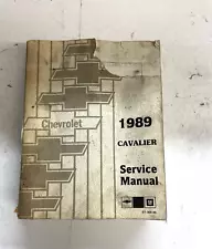 1989 Chevy Cavalier Service Manual