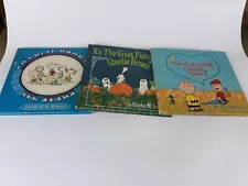 1966-1968 Charlie Brown Books first edition lot of 3