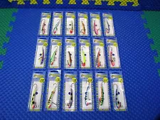 Moonshine Super Glow Lures Shiver Minnow Size 3 w/Hooks CHOOSE YOUR COLOR!