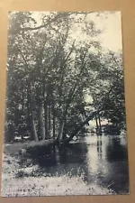 1914 USED PENNY POSTCARD CREEK ALONG MINNEHAHA DRIVEWAY, MINNEAPOLIS, MINN.