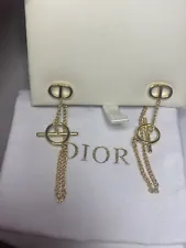 Dior Tribal Toggle Accent Earrings W Box / CDE-0016