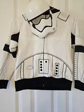 Star Wars Kids Stormtrooper Zip Up Jacket/Hoodie With Helmet