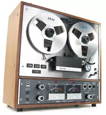 TEAC A-4010S REEL TO REEL TAPE DECK SERVICED W ORIGINAL MANUAL * NICE!