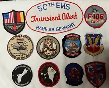 US Military Patches Vintage Lot of 11