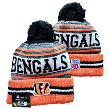 Cincinnati Bengals Knit 2023 Hat Beanie New Era Cap On Field Sideline Fleece