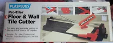 Plasplugs 12" Pro-Tiler Floor and Wall Tile Cutter Manual Portable