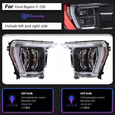 AKD Head Lamp for Ford F-150 Raptor LED Headlight 2021-2023 Headlights F150 DRL