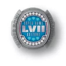 Super Bowl Plastic Ring LVII - 2023 in Arizona, Chiefs vs Eagles Superbowl 57