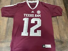 Texas A&M Men’s Adadis 12th Man Jersey Size Large