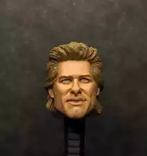 202 KURT RUSSELL - JACK BURTON TROUBLEMAKER custom HEADCAST for ACTION FIGURE