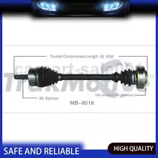 TrakMotive CV Axle Shaft Rear Right For 1990-1993 Mercedes-Benz 300D 2.5L (For: 1993 Mercedes-Benz 300SL)