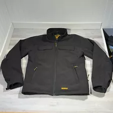 READ DeWALT Heated Work Gear Jacket. Battery Heated, Winter Coat Men’s Sz Small