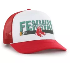 Boston Red Sox Fenway '47 Red Retro Region Foam Trucker Adjustable Hat