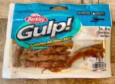 Berkley Gulp Saltwater Bait 3" 8cm Ghost Shrimp New Penny 7 Ct