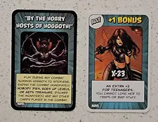 Munchkin Marvel And X-men Promo Cards And Bookmarks