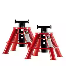 10-Ton Low Height Pin Type Jack Stands (Pair)