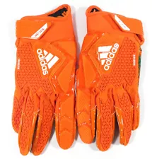 Adidas Freak 3.0 Miami Hurricanes Padded Receiver Team Issue Football Gloves XL