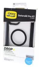 OtterBox Defender Pro XT Hard Shell Case for MagSafe for iPhone 15 Plus Clear BK