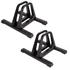 2x Gear Up Grandstand Single Bike Floor Stands Racks For Indoor & Outdoor Use