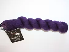 SALE KFI Luxury Collection 70% Extrafine Merino Wool 30% Cash Purple 1.76oz 355