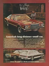 1977 Plymouth Volare Premier Sedan & Station Wagon - Magazine Print Ad Photo