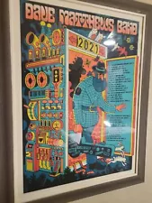 2021 Dave Matthews Band Poster limited edition #1324/2500 Un-Framed