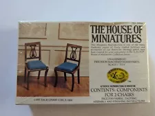 THE HOUSE OF MINIATURES LYRE BACK CHAIR #40044