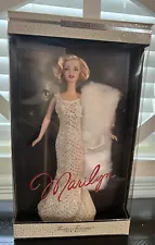 2001 Marilyn Monroe Timeless Treasures Barbie Doll Mattel #53873 Iconic Dress