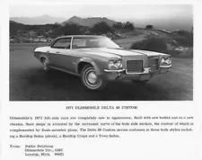 1971 Oldsmobile Delta 88 Custom Press Photo 0187