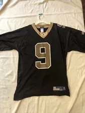 Drew Brees #9 New Orleans Saints Reebok NFL Equipment Youth Football Jersey - M