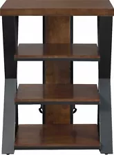 Whalen Furniture - Tower Stand for TVs Up to 32" - Medium Brown Cherry