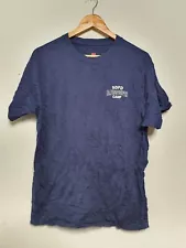 vintage san diego firefighter shirt mens size large blue red 90s y2k