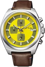 Paul Smith Watch Chronograph Archives 400 Limited Yellow Leather New BA7-212-96