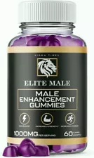 Elite Male Gummies for Men, Performance Enhancement Formula, Maximum Energy 60ct