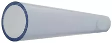 1/2" to 6" Diameter Clear PVC Pipe, Schedule 40, Choose Your Length