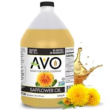 Naturally Processed NON-GMO High Oleic Safflower Oil, 1 Gallon