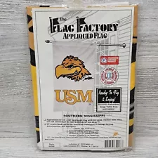 The Flag Factory USM Southern Mississippi Golden Eagles 28" x 49" Appliqued Flag