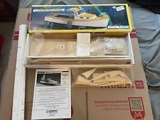 Midwest Products MAINE LOBSTER BOAT Wood Display Model Kit #991 New Open Box