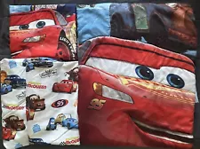 Disney Pixar Cars Lightning McQueen Bedding Set Toddler Bed