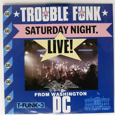 TROUBLE FUNK SATURDAY NIGHT LIVE FROM WASHINGTON DC ISLAND R25D2023 JAPAN LP