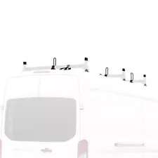 Steel White H1 3 Bar Rack for Ford Transit Cargo Van 2015-On (OVERSTOCK) (For: More than one vehicle)