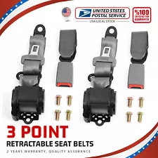 3 point Seat Saftey Belt Harness Kit Go Kart UTV Buggie Single Double 2 sets (For: Honda Pilot)