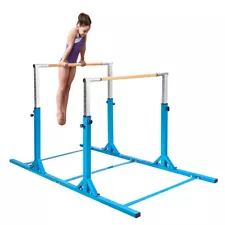 Kids Double Horizontal Bars Gymnastic Training Parallel Bars Home Gym Adjustable