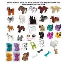 New Lego Dogs & Puppy Animals for Minifig ~ Pick your Pet ~ Many Choices