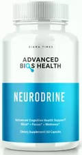 Neurodrine Cognitive Support Formula, Advanced Bios Health Pills for Memory 60ct