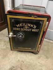 ANTIQUE STENCILED MEILINK'S COMBO SAFE