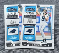 ð¥2023 Contenders Bryce Young Rookie Season Ticket Lotð¥Carolina Panthers