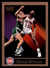 1990 SKYBOX NBA Basketball #91 ð DENNIS RODMAN, Detroit Pistons - 2 for $1 Sale